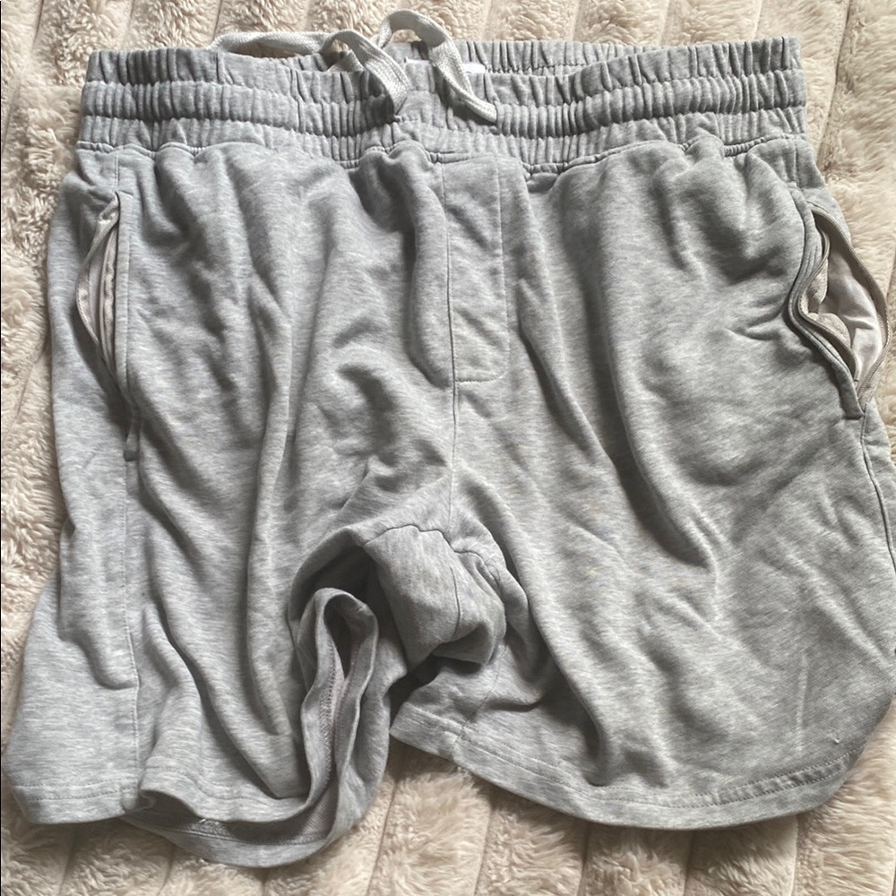 Gray Casual Shorts